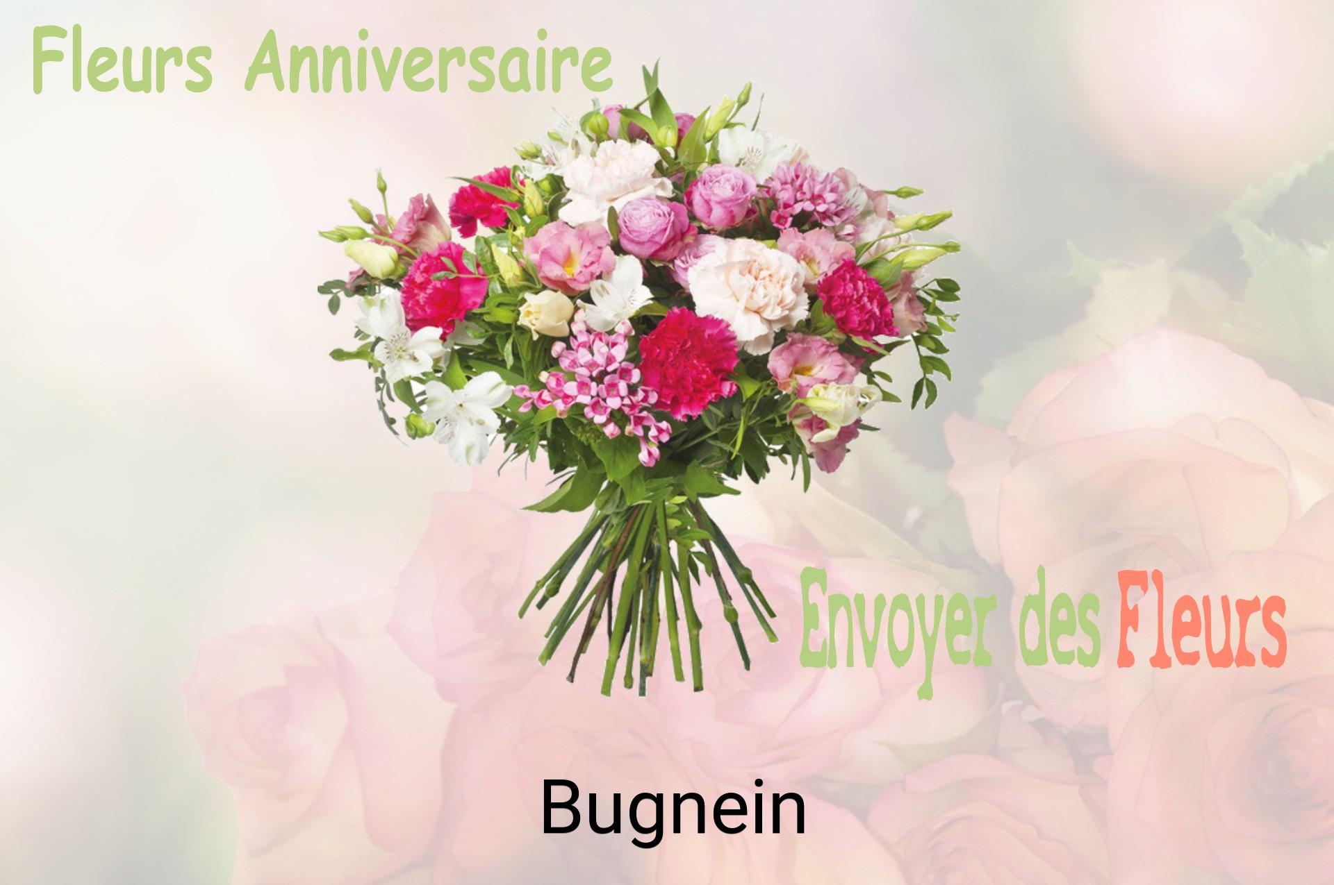 Bouquet de fleurs d’anniversaire livré à Bugnein